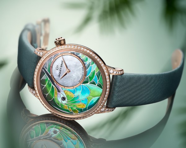 Jaquet Droz  再现1,500年历史「空窗珐瑯工艺」