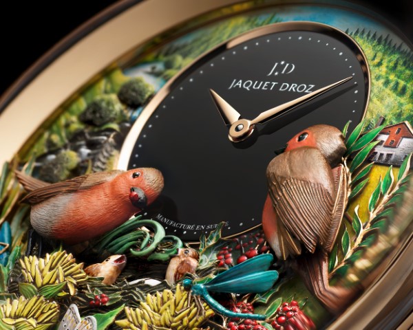 Jaquet Droz  走进山谷 听知更鸟唱歌