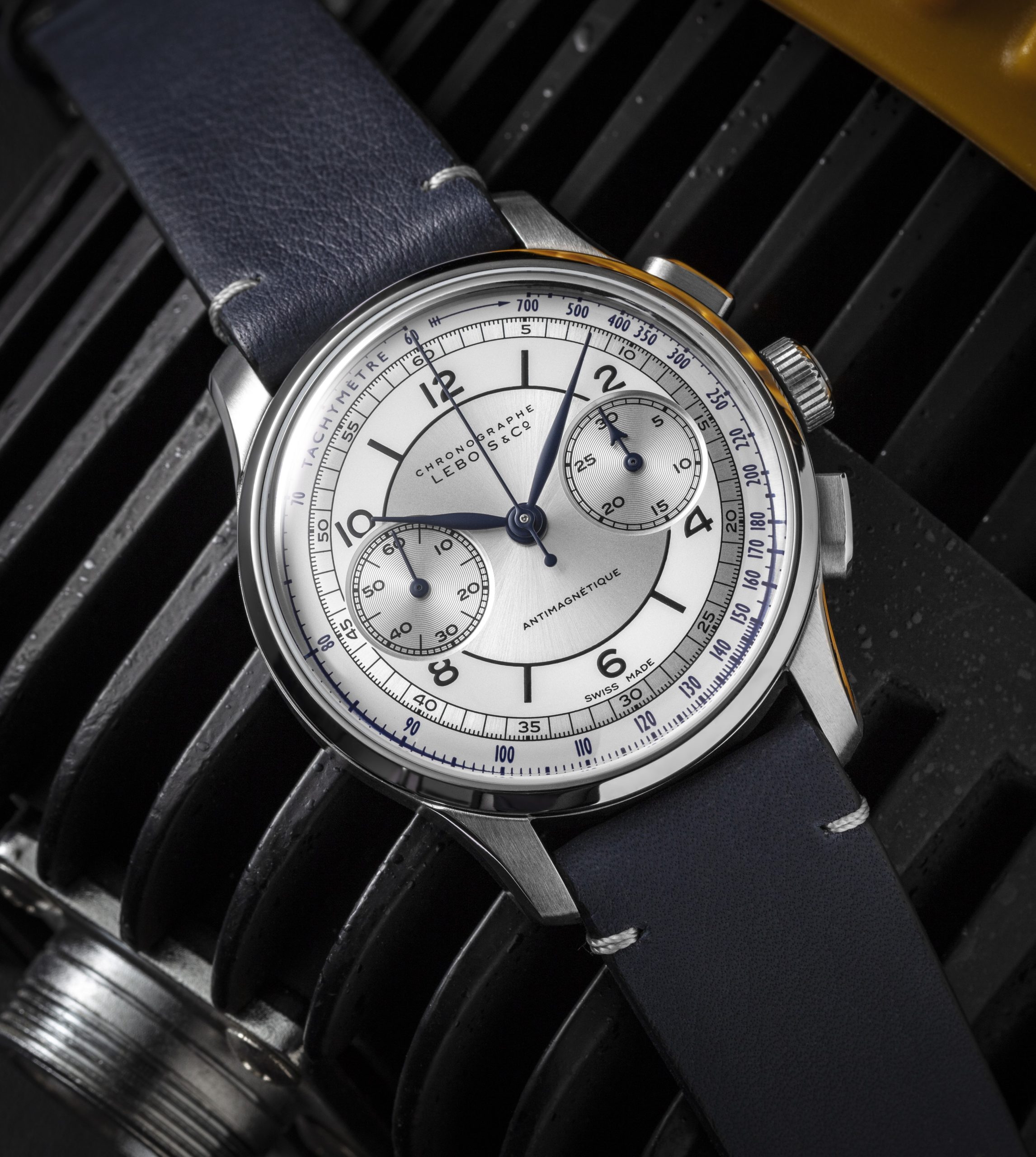 Lebois Heritage Chronograph (銀白色)